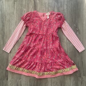 Matilda Jane Persephone Dress Girls Size 6 Friends Forever Christmas Ornament